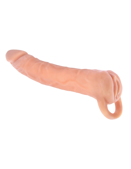 NMC TWO IN ONE 9 INCH PENIS EXTENDER AND MASTURBATOR FLESH